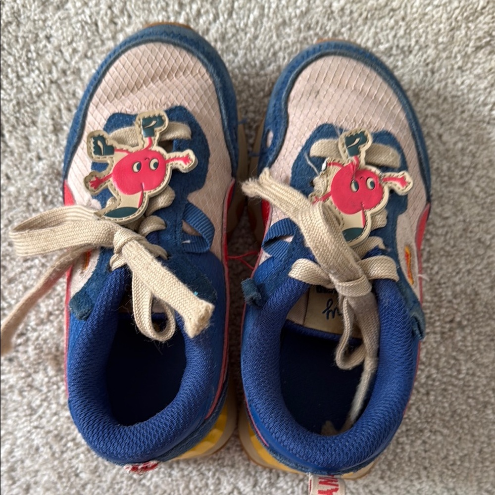 Tiny Cottons/Puma kids Kids Blue and Beige Sneakers